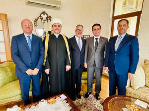 Муфтий Рушан Аббясов встретился с Министром транспорта и общественных дел Ливана Али Хамие